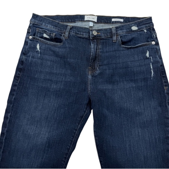 Frame Denim Women's Dark Blue Jeans - Picture 5 of 9